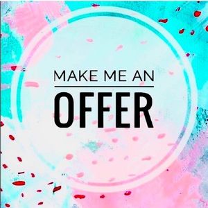 Do you like it? Do you want it? Don’t like the price though? MAKE ME AN OFFER!